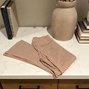 Zara Girl’s Size 11/12 Year Checkered slightly flared pants